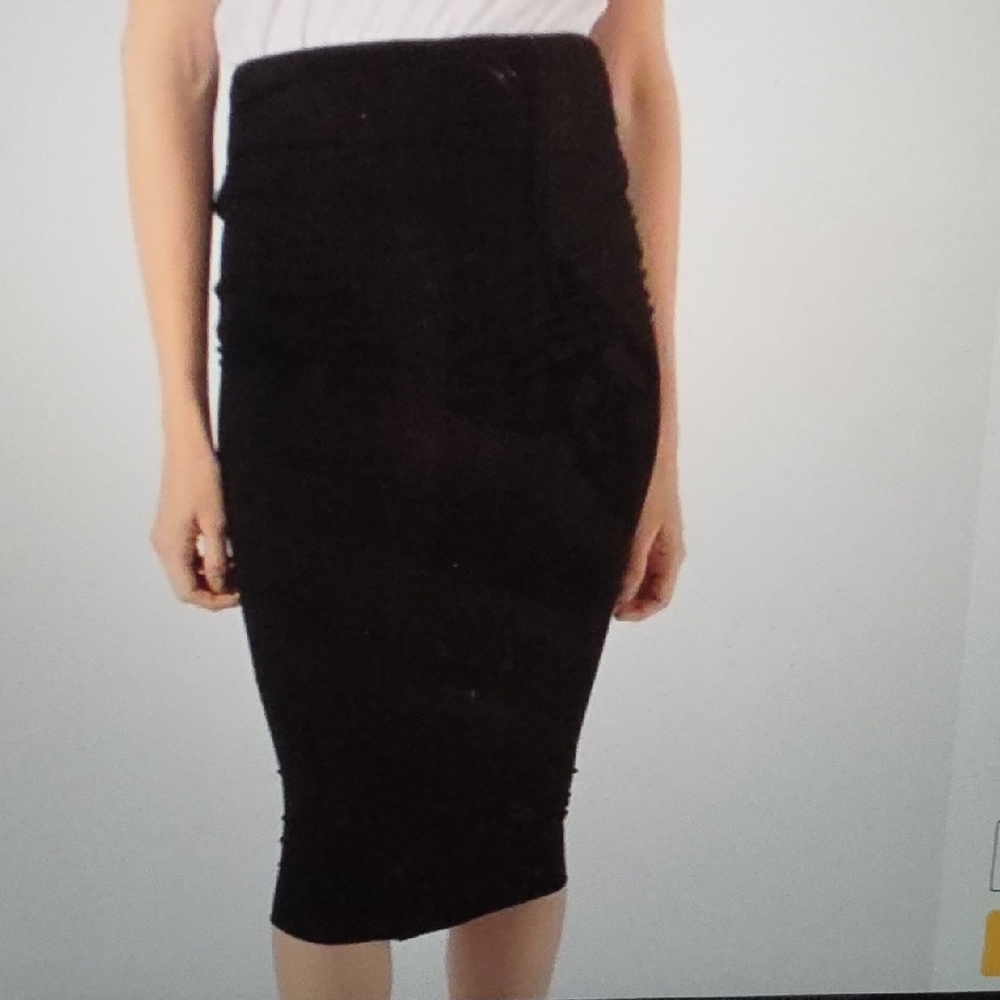 JAMES PERSE Velvet Stretchy Pencil Skirt Size 2